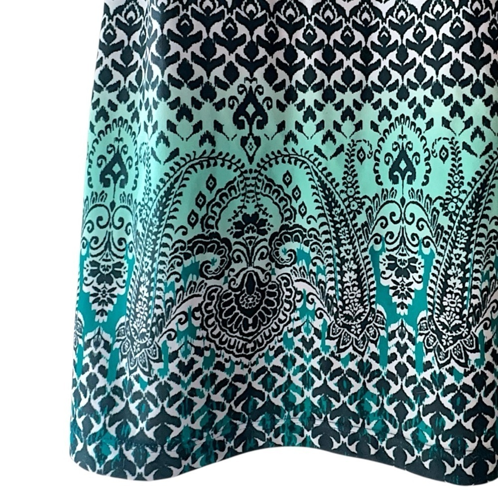 ATHLETA | NWOT SHOREBREAK RACERBACK ATHLETIC SWIM DRESS BOMBAY PAISLEY - Picture 6 of 11